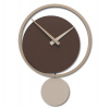 Dizajnové kyvadlové hodiny 11-010 CalleaDesign Eclipse 51cm (viac farebných variantov) Farba zelené jablko-76 Dyha wenge - 89