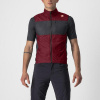 CASTELLI Cyklistická vesta - UNLIMITED PUFFY - bordová