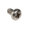 Šroub s nízkou půlkulovou hlavou, Nerezová ocel hlavice Kónická, velikost závitu: M4 6.0mm 0.70mm