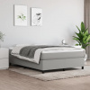 vidaXL Posteľ bez matraca bledosivý 140x200 cm látka - Sivá - 90098-44397