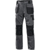 Pracovné montérkové nohavice do pása CXS ORION TEODOR PLUS, sivo-čierne Veľkosť: 56