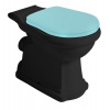 RETRO KERASAN RETRO WC kombi misa 38,5x72cm, zadný odpad, čierna mat 101331