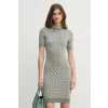 Šaty Guess zelená farba, mini, priliehavé W3YK39.Z37K0 XL