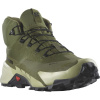 Salomon Cross Hike 2 Mid GoreTex pánske turistické topánky zelená