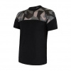 SENSOR MERINO IMPRESS pánské triko kr.rukáv černá/camo 21100001-03