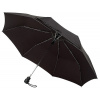Skládací automatický deštník, černý