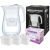 FILTRAČNÁ KANVICA AQUAPHOR ONYX 4,2 L S 3 VLOŽKAMI MAXFOR+MG BIELA
