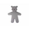 Childhome Hracia deka medveď Teddy Jersey Grey 150cm