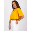 Svetlo oranžový dámsky crop top RV-TS-7541.06-orange