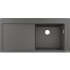 Hansgrohe S51 - Vstavaný drez 450 s odkvapkávacou plochou, kamenná šedá 43314290