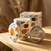 Porcelánový hrnček s čajovým infúzerom DUO SEASIDE RYBY 360 ml