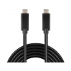 PREMIUMCORD USB-C kabel ( USB 3.1 generation 2, 3A, 10Gbit/s ) černý, 0,5m ku31cg05bk