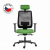 Powerton Kancelárske ergonomické kreslo Lucie, Zelené (Ergonomické kreslo Powerton Lucie zelené)