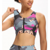 Dámsky Športový top Kamufláž pink - M (MEDIUM)