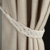 Dekoratívna pletená šnúra na závesy DAMLA - biela Dekoratívna pletená šnúra na závesy DAMLA - biela