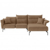 Livetastic ROHOVÁ SEDACIA SÚPRAVA, textil, svetlohnedá - Online Only obývacie izby - 001968007503