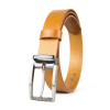 Kožený opasok GUN-METAL, šírka 3.3cm - Koňaková (VGUN-METAL-KO)