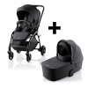 BRITAX Sada kočíka Rio + hlboká vanička Style, Carbon Black