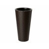 Nohel garden Obal na květník RATTANA SLIM plastový d40x79cm