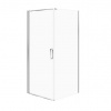 Cersanit Moduo, 1-krídlový sprchovací kút 80(dvere) x 90(stena) x 195cm, 6mm číre sklo, chrómový profil, S601-481