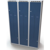 Šatní skříňky - jednoplášťové dveře tvaru Z, kovové L3M 40 3 Z S
