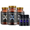 BrainMax Brain Boost PLUS Balíček pre náročné dni s ginkgo bilobou, bacopou, L-tyrozínom, magnézium shotom a omega-3, doplnky stravy