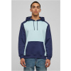 2-Tone Fake Raglan Hoody - ocean blue/darkblue XXL