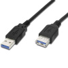 Premiumcord USB A-A 3m USB 3.0 prodlužovací, černý ku3paa3bk