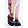 Čierne kroksy na platforme pre dámy, BG128P BLACK__24261-36/37 36/37