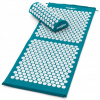 MAXXIVA 81684 Akupresúrna podložka s vankúšom 130x50 cm, petrolej
