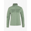Mikina dámska Fjallraven Abisko Lite Fleece Half Zip - misty green