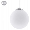 Sollux Lighting Ugo závesné svietidlo 1x60 W biela-chrómová SL.0265