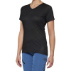 Dámsky cyklistický dres s dlhým rukávom 100% Airmatic Women'S Short Sleeve Jersey Black S