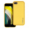 Puzdro gumené Apple iPhone 7/8/SE 2020/SE 2022 Leather žlté