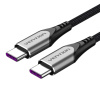 Kábel USB-C 2.0 na USB-C Vention TAEHD 0,5 m PD 100 W sivý 35341
