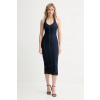 Liu Jo Korzetové šaty rifľové UA6092.D4925 tmavomodrá 38