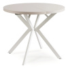 PROXIMA.store - Okrúhly rozkladací stôl DORIAN FARBA: biela, FARBA NÔH: biela
