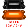 Lampa strobo LED na prísavky, 252x116x76 mm, Kamar, LW0052