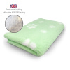 DRYBED Premium Vet Bed svetlozelený + biele labky 100 x 75 cm