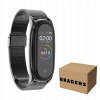 Pásik Náramok Kovová spona Čierna pre Xiaomi Mi Band 5 / 6 / 7