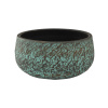 Indoor Pottery Pot Bowl Evi Antiq bronze 28x13 cm