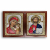 Strieborný diptych – Ježiš a Panna Mária Vzor: 2