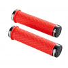 SRAM DH Silicone Locking gripy, červené, s objímkami