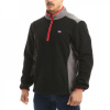 Lee Cooper half Zip Fleece Top Mens Black S