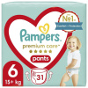 Plienky Pampers Premium Care 15kg+ Junior 6 (31ks) Pampers