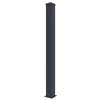 Stĺpik G21 pre plotové pole 10x169 cm s patkou, antracitový