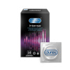 Durex Intense - vrúbkované kondómy, 16 ks