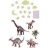 Bambule Svietiace dinosaury na stene