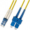 OEM Optický patchkábel duplexný, LC/UPC-SC/UPC 9/125um SM, 10m, OS2