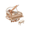 RoboTime 3D Dřevěné mechanické puzzle Kouzelné piáno (elektrický pohon)